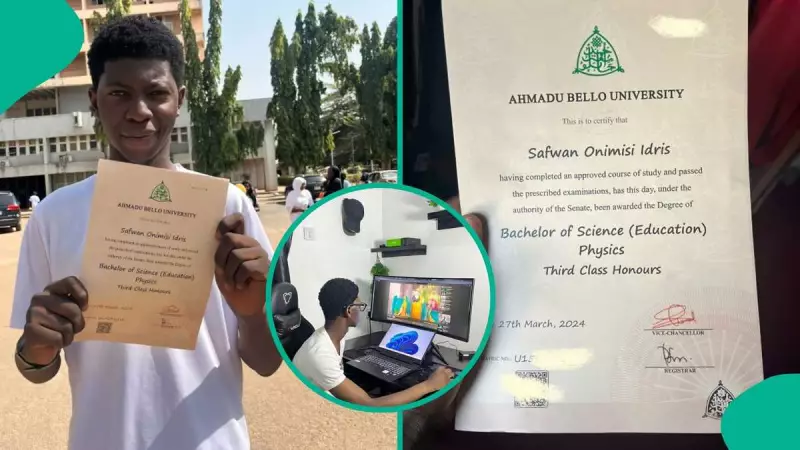 Third-Class ABU Graduate Defies Critics with Career Success as Lead Brand Designer