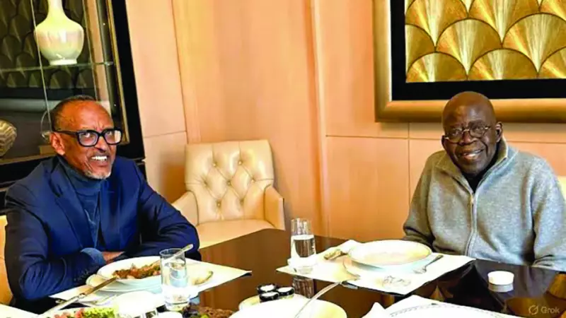 Tinubu, Kagame Strengthen Ties in Paris Meeting Amid Global Concerns