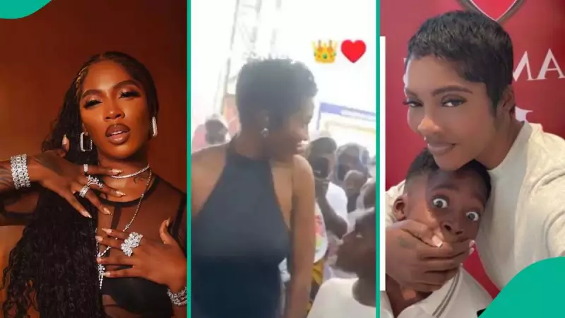 Tiwa Savage's Son Jamil's Viral 'Bombastic Side Eye' at Her Dance Moves