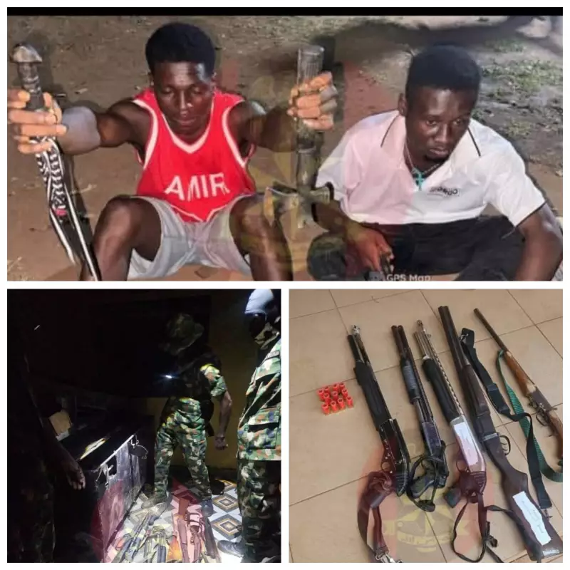 Troops Bust Criminal Gang, Recover 13 Pump Action Rifles in Delta