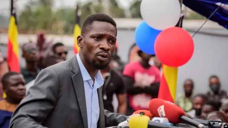 Uganda's Bobi Wine Under House Arrest After Election, Museveni Leads with 76%
