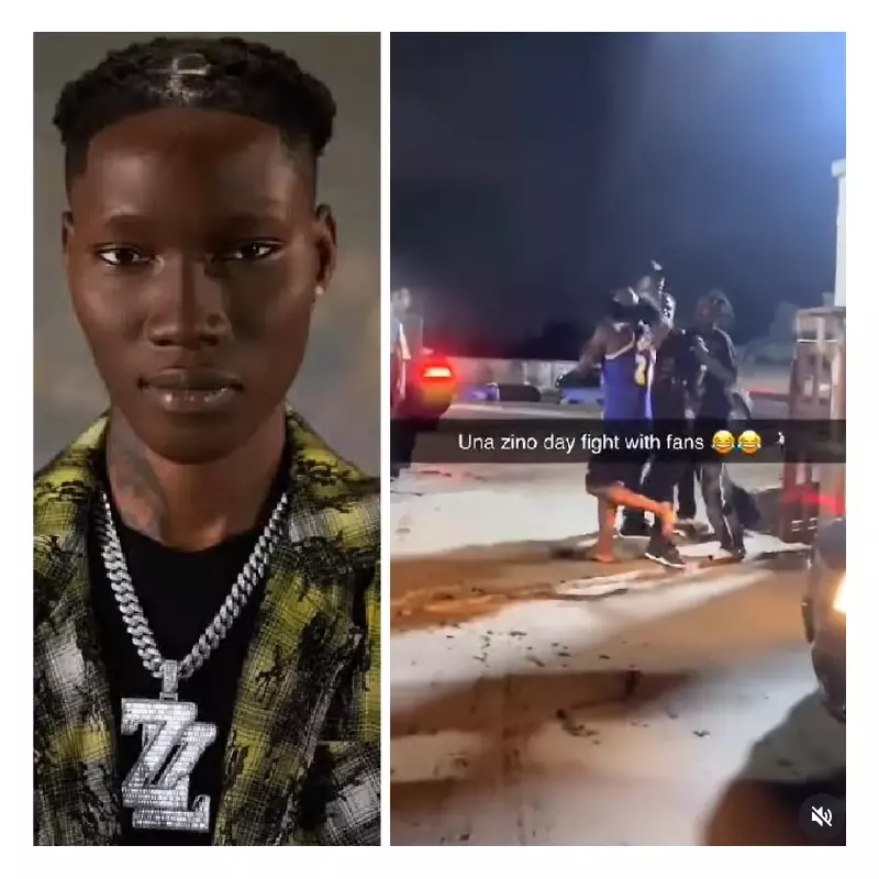 Zinoleesky Spotted in Brief Physical Altercation with Young Man