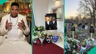 Anthony Joshua's Friends Buried Side by Side in London: Netizen's Observation Sparks Reactions