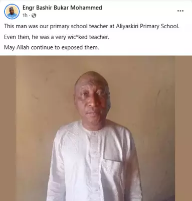 Borno Engineer Reveals Arrested Suicide Bombing Coordinator Was His 'Wicked' Primary School Teacher