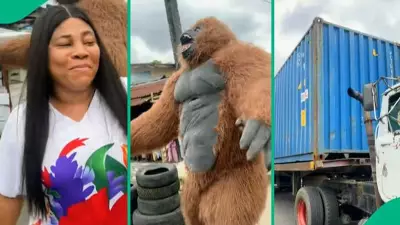 Nigerian Businesswoman's Viral Container Celebration in Uyo Sparks Reactions