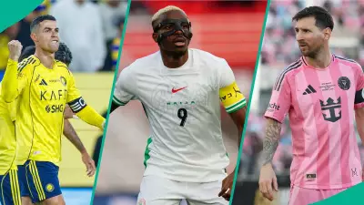 Osimhen Beats Ronaldo, Matches Messi in 2025 Global Goal Chart