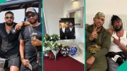 Anthony Joshua Attends Friends' London Burial, Father Shares Emotional Reception Video