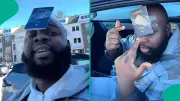 Nigerian Man Tapes Passport to Forehead to Avoid ICE Arrest in US, Video Goes Viral