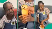 Nigerian Mother Rewards Daughter With iPhone 17 For Academic Excellence, Video Goes Viral