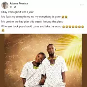 Nigerian Woman Mourns Twin Brother, Demands Justice for His Death