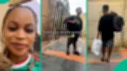 Nigerian Woman's Emotional Farewell to Security Guard Goes Viral