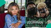 Tacha Defends Osimhen: 'He's Nigeria's Ronaldo' After Clash with Lookman