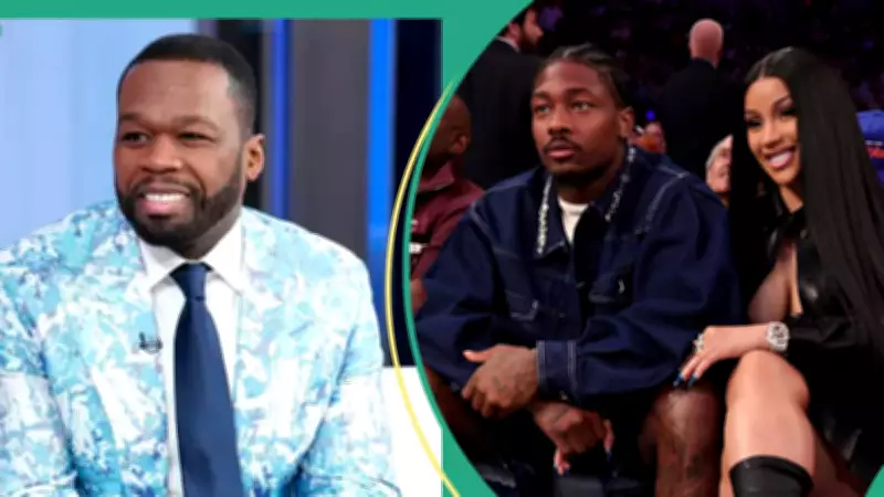 50 Cent Mocks Cardi B's Boyfriend Amid Super Bowl Loss and Breakup Rumors