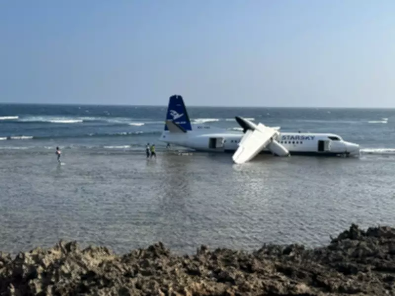 55 Passengers Survive Miracle Beach Landing After Plane Crash in Somalia