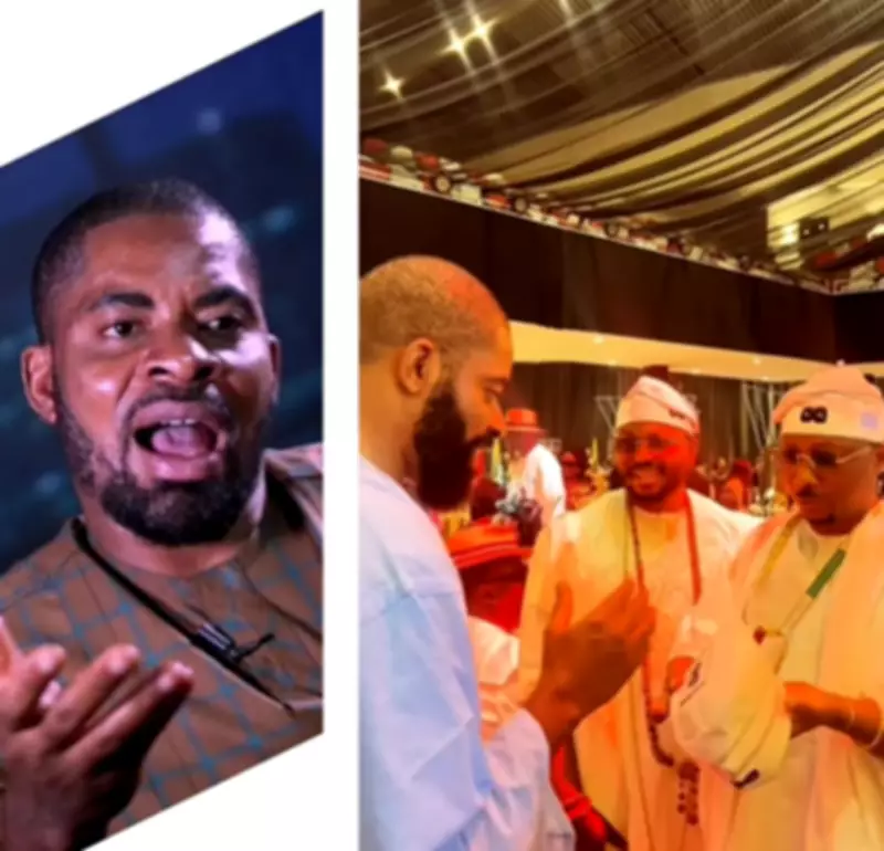 Activist Deji Adeyanju Rejects Bola Tinubu Cap at Delta Billionaire's Party
