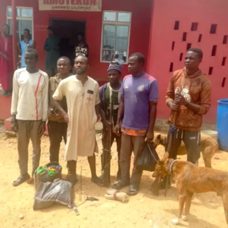 Amotekun Corps Arrests Five Suspected Armed Bandits in Ekiti Operation