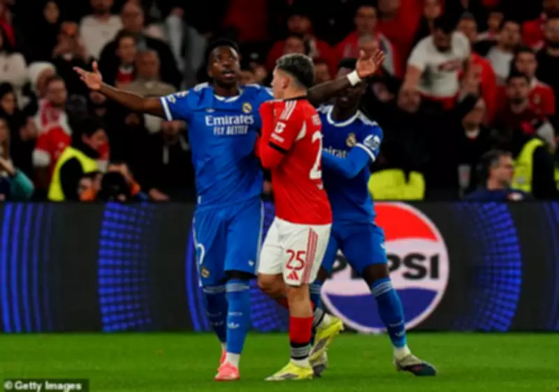 Benfica's Prestianni Claims Vinicius Jr Called Him a Dwarf Amid Racism Row