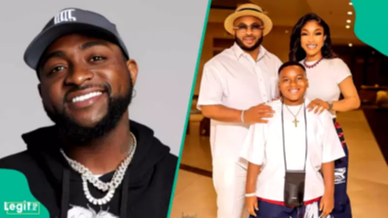 Davido's Comment on Tonto Dikeh's Family Photo Sparks Reactions Amid Custody Battle