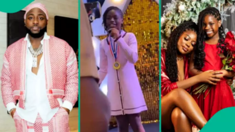 Davido's Daughter Imade Wins School Singing Competition, Receives Medal and N100k Prize