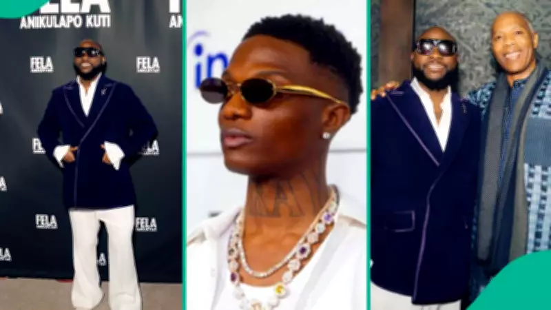 Davido's Fela Tribute Sparks Subtle Wizkid Feud Commentary at Grammy Honour Party