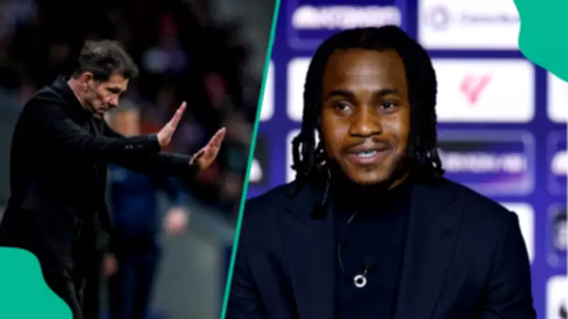 Diego Simeone Welcomes Ademola Lookman to Atletico Madrid After Transfer