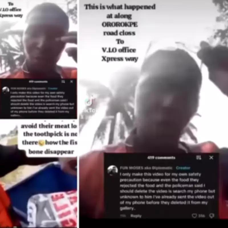 Dispatch Rider Confronts Police Over Food Package Inspection in Delta State