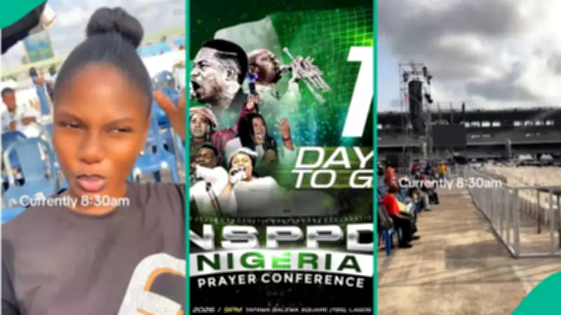 Early Arrival at NSPPD Lagos Conference Reveals Unusual Sight, Video Goes Viral
