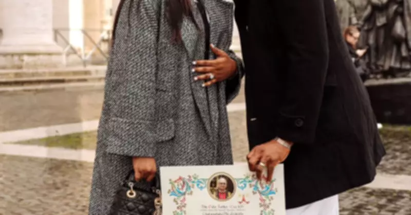 Ebuka Obi-Uchendu Surprises Wife Cynthia with Romantic Re-Proposal in Rome on 10th Anniversary