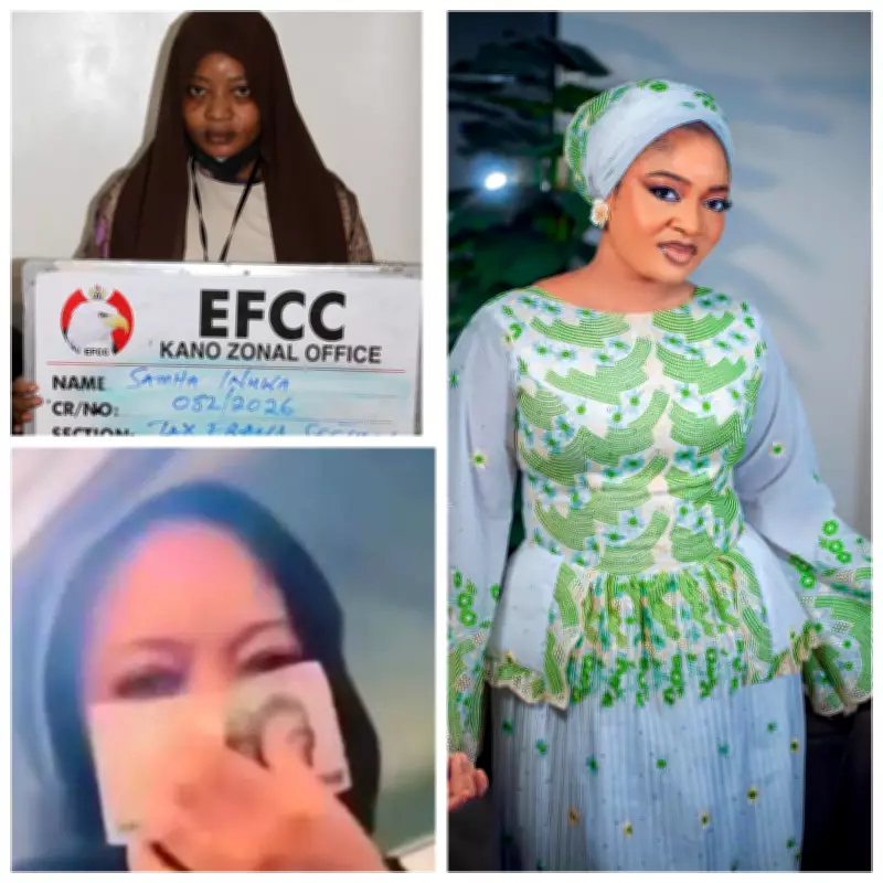 EFCC Arrests Kannywood Actress Samha Inuwa for Naira Mutilation