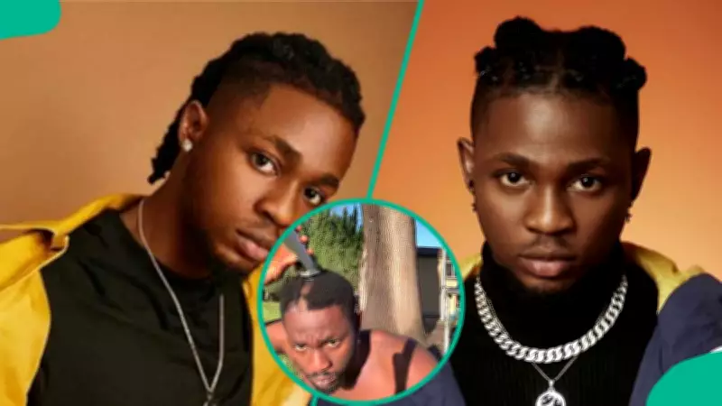 Fans Express Concern Over Omah Lay's Disturbing Self-Haircut Video