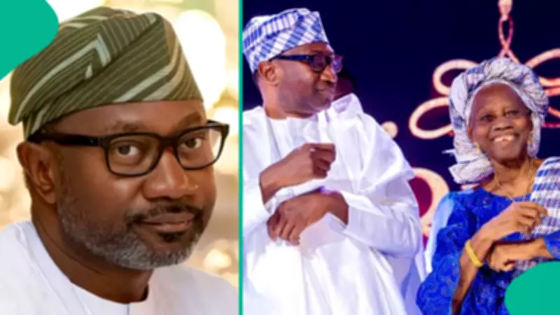 Femi Otedola's Family Home in Epe Trends Online During Visit to 94-Year-Old Mother