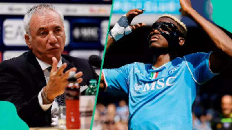 Former Napoli Chief Denies Osimhen's Racism Claims, Calls TikTok Video 'Ironic'