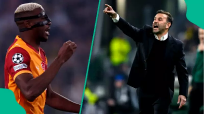 Galatasaray Coach Reveals Key Talk with Osimhen Before Decisive Goal vs Juventus