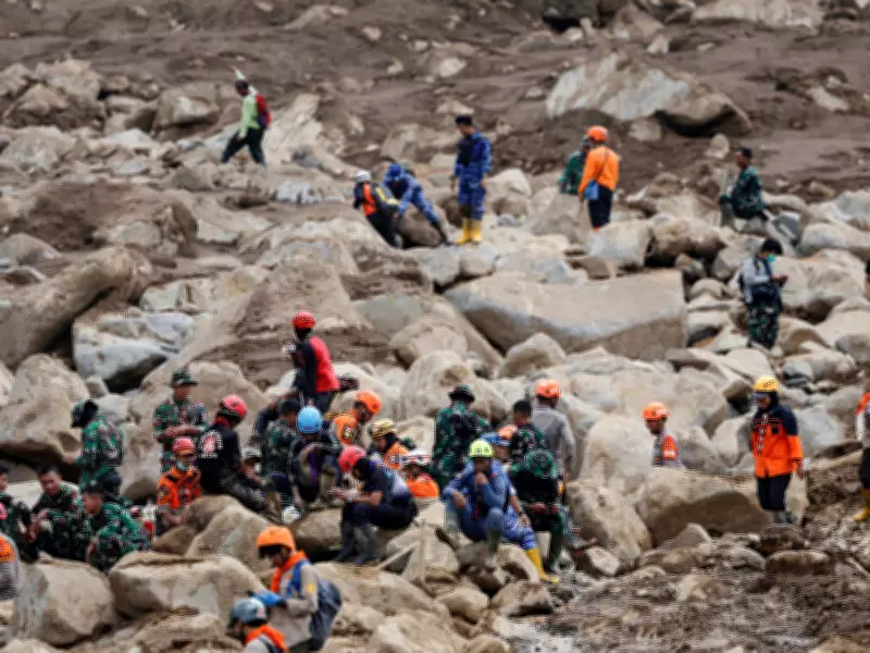Indonesia Landslide Death Toll Climbs to 74 as Search Enters Recovery Phase