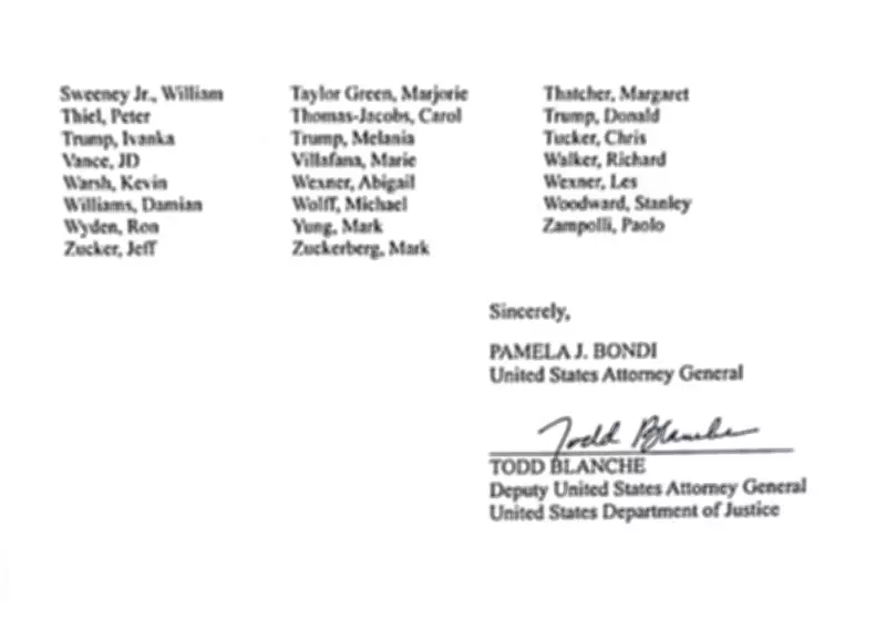 Jeffrey Epstein Files Released: 305 Celebrities and Politicians Named