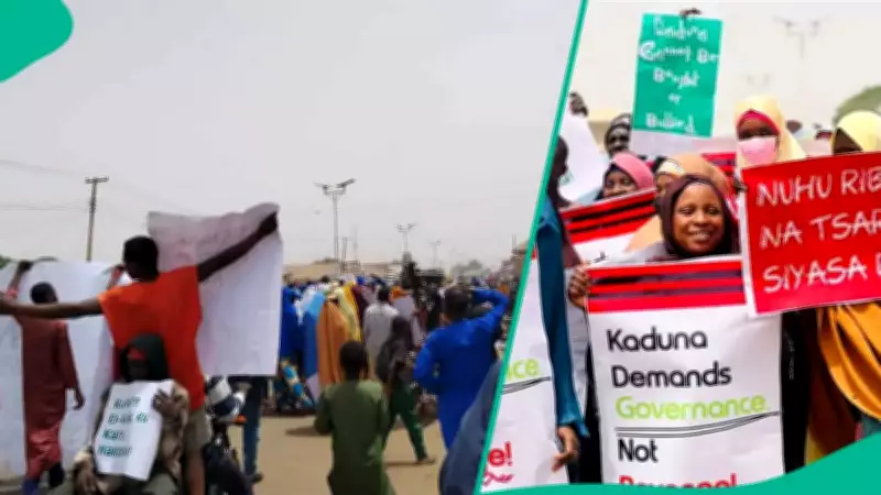Kaduna Youths Protest El-Rufai's Detention, Demand Immediate Release