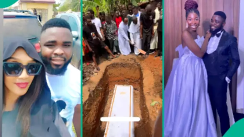 Lady's Emotional Account of Nanyah's Best Friend's Grief at Burial Goes Viral
