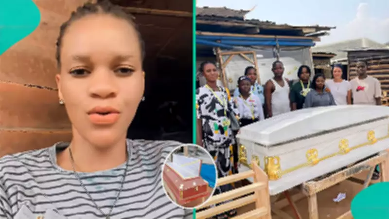 LASUED 400-Level Students Research Casket Business, Photos Spark Online Reactions