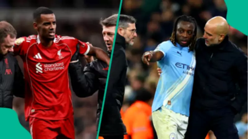 Liverpool vs Man City: 11 Key Players Ruled Out of Premier League Showdown