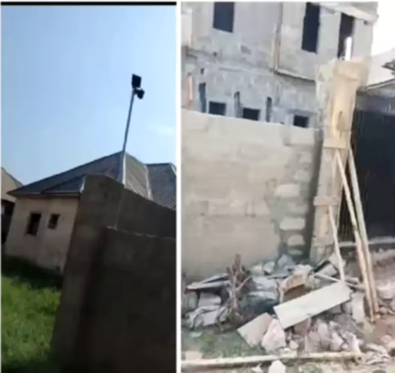 Man Laments After Sister Abroad Installs CCTV in House He's Building