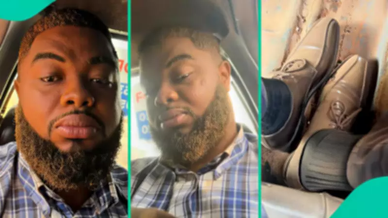 Man's Dusty Daily Commute on Kasoa-Winneba Road Goes Viral on TikTok