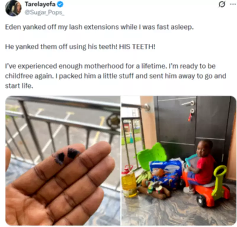 Mum's Hilarious Tale: Toddler Removes Her Eyelashes with His Teeth