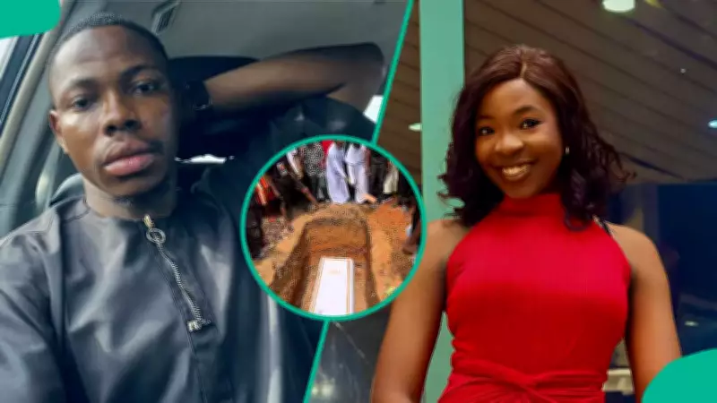 Netizens Spot Strange Object Thrown into Grave at Singer Nanyah's Funeral