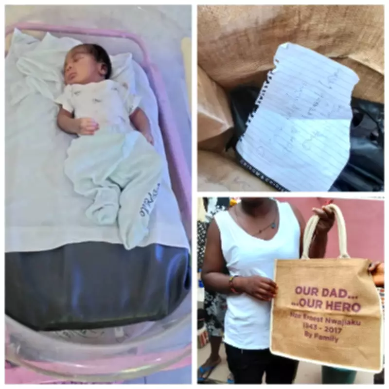 Newborn Baby Abandoned with Heartbreaking Note Found in Anambra Shop