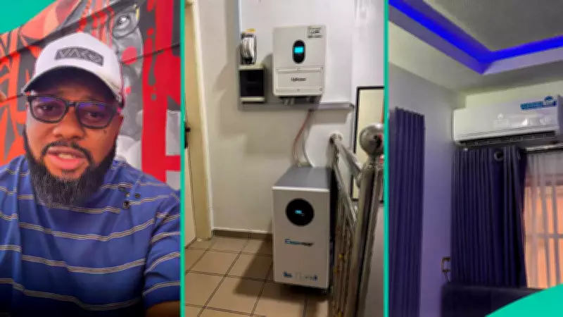 Nigerian Crypto Expert Powers Home with Solar, Lithium Battery for 24/7 Electricity