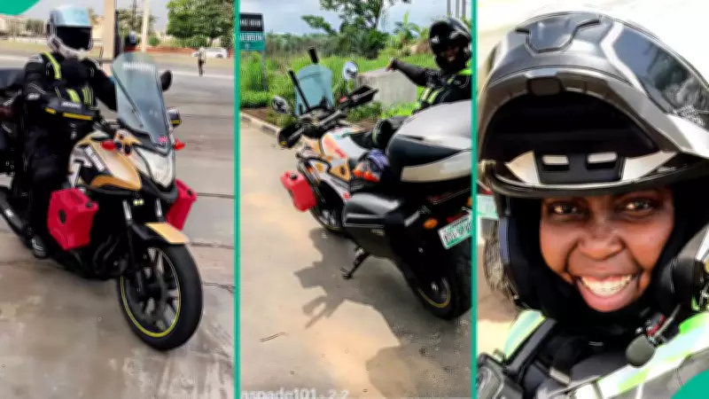 Nigerian Female Biker Completes Epic 5-Week Journey from Lagos to South Africa