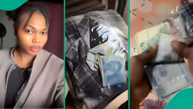 Nigerian Lady Touched as Honest Laundry Man Returns Forgotten Money Found in Her Clothes