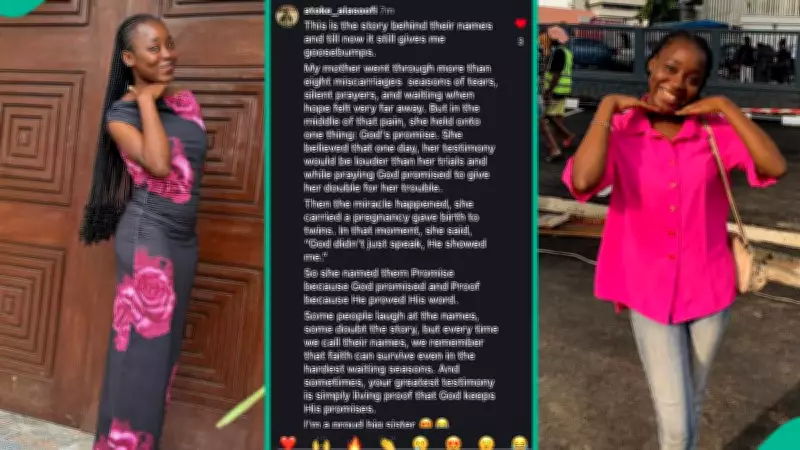 Nigerian Lady's Unique Name 'Proof' Goes Viral, Sister Reveals Inspiring Story