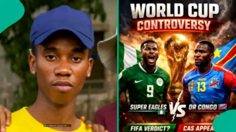 Nigerian Man Appeals to FIFA Ahead of Nigeria vs DR Congo Verdict, Backs Super Eagles