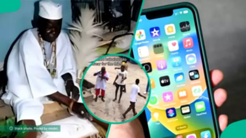 Nigerian Man Hires Babalawo for Ritual After iPhone 13 Theft, Video Goes Viral